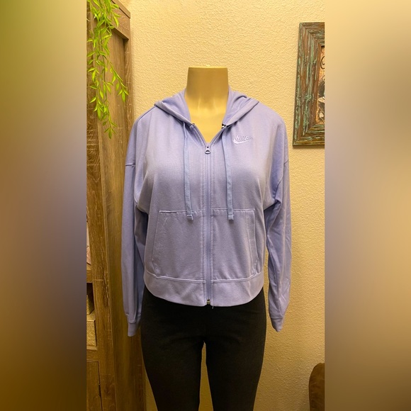 Nike Zip-up Crop sweater in Lilac Purple size S - Picture 11 of 11